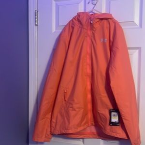 Under armour size small medium pink windbreaker